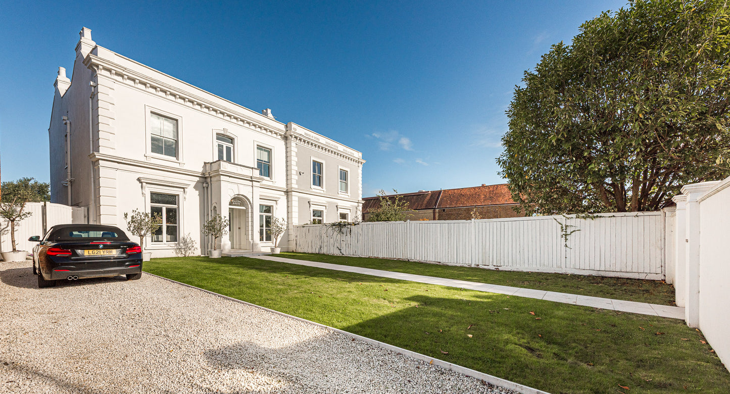All White Period House Surrey