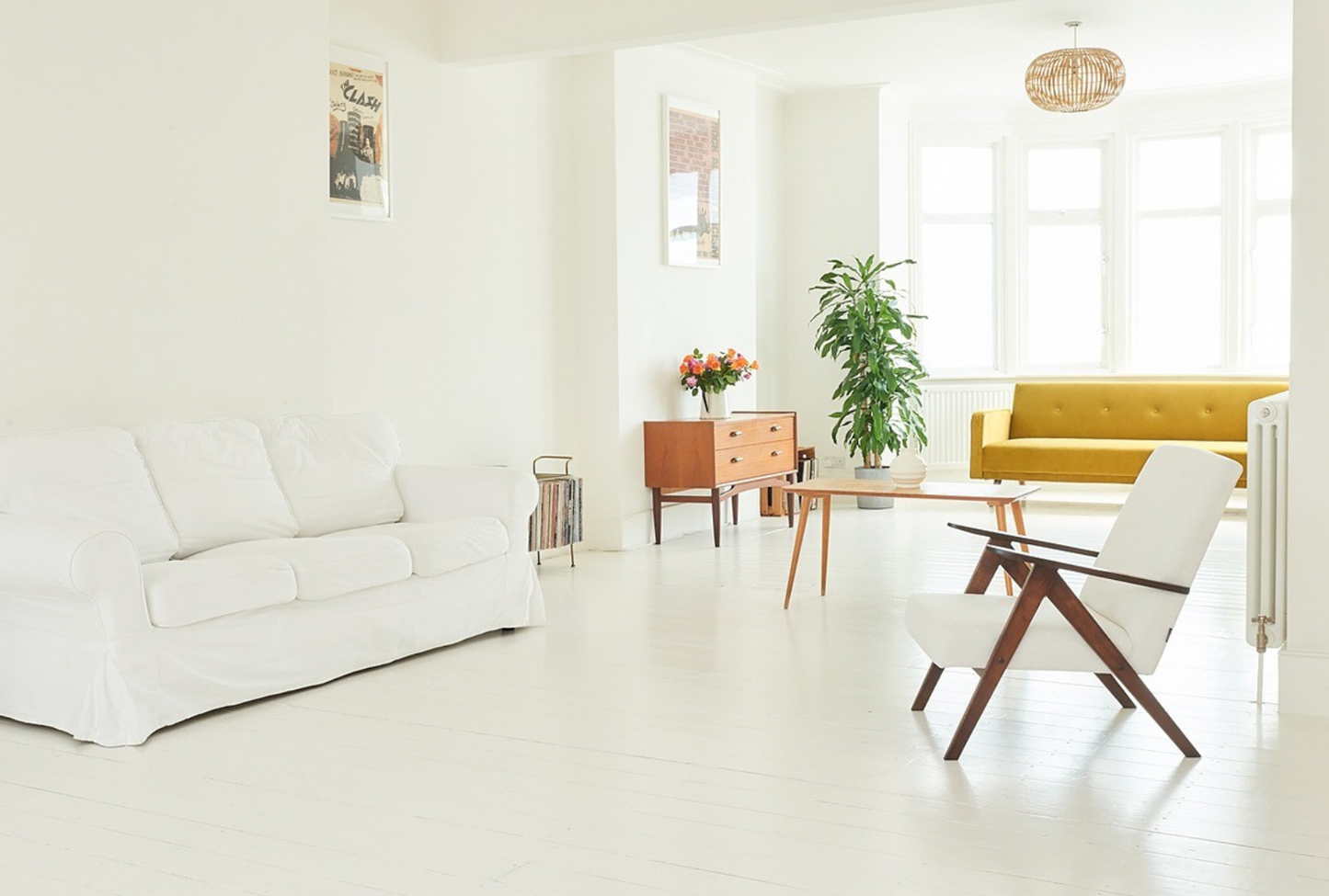 All White Boarded Studio House