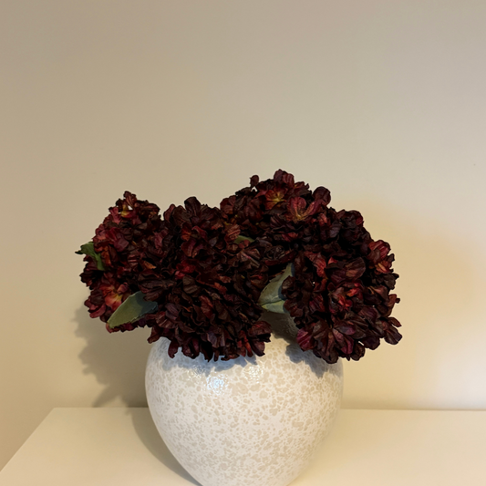 Cranberry Hydrangea | Faux Flower Christmas Bouquet