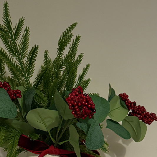 Winter Berry Mini | Faux Flower Christmas Bouquet