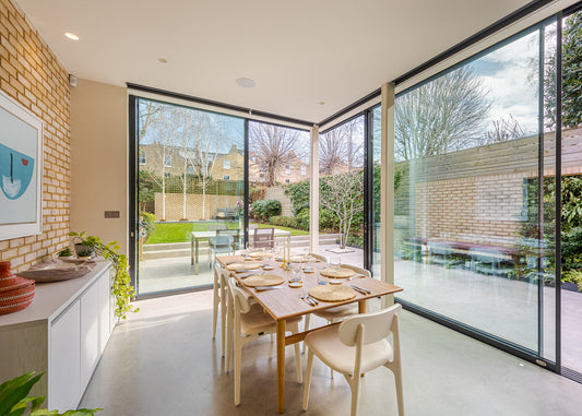 Sleek Minimalist Exposed Brick House