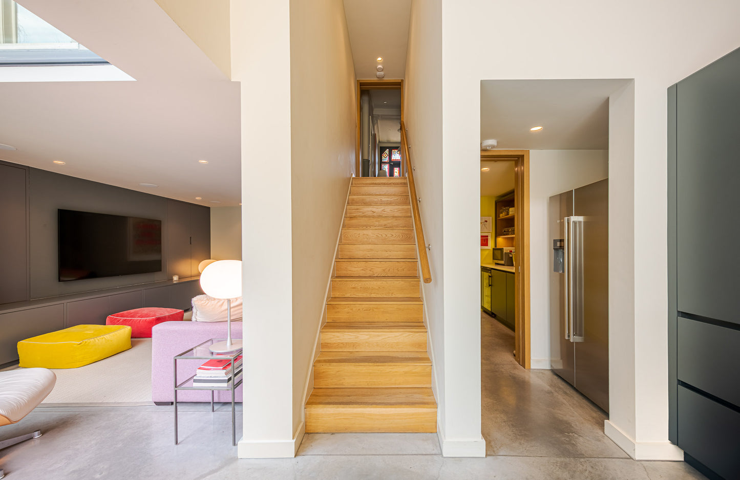 Sleek Minimalist Exposed Brick House