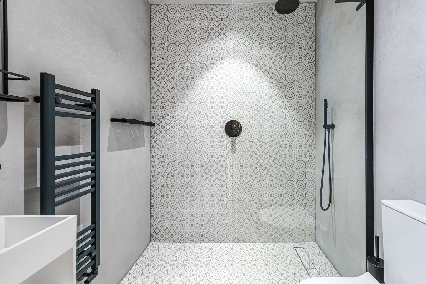 Aesthetic Pink Plaster Wall House Hackney